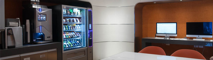 Vending machines installed in office in New York for a better work environment
